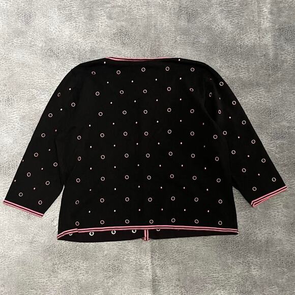 Peck & peck vintage polka dot cardigan - Picture 3 of 8
